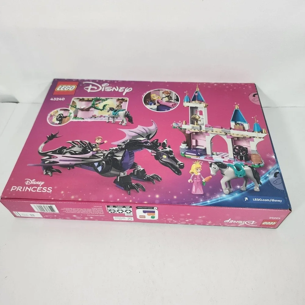 LEGO Disney Princess 43240 Maleficent's Dragon Form & Aurora's Castle NEW Sealed
